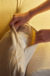 Butter Sofa Slipcovered