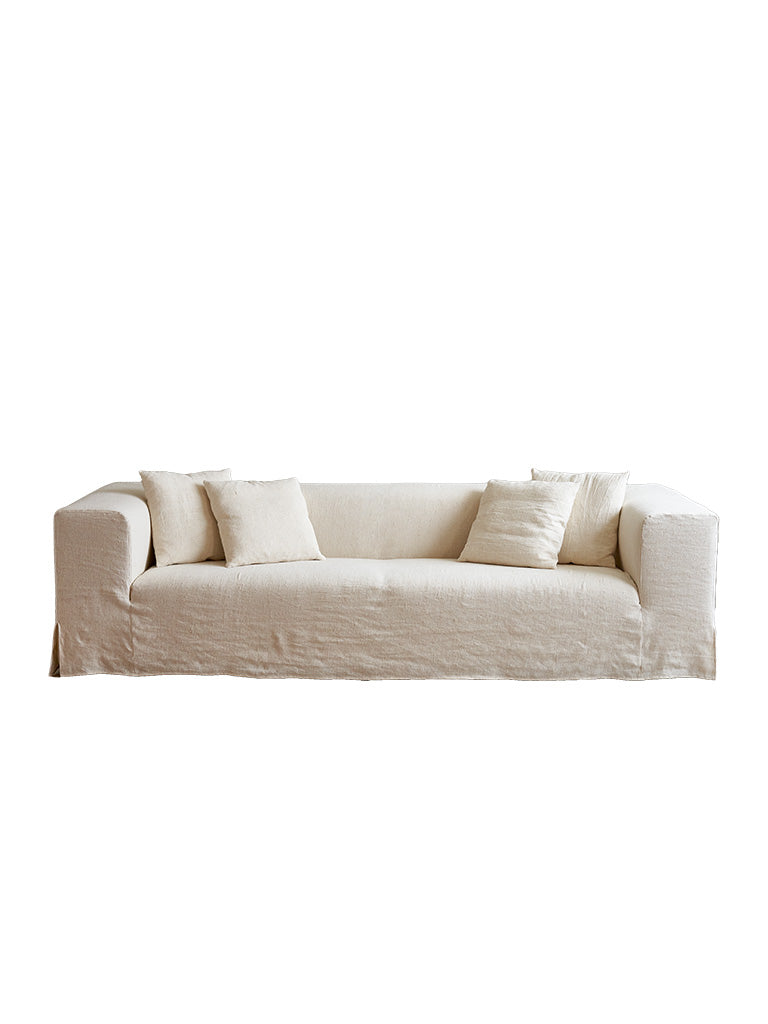 Butter Sofa Slipcovered